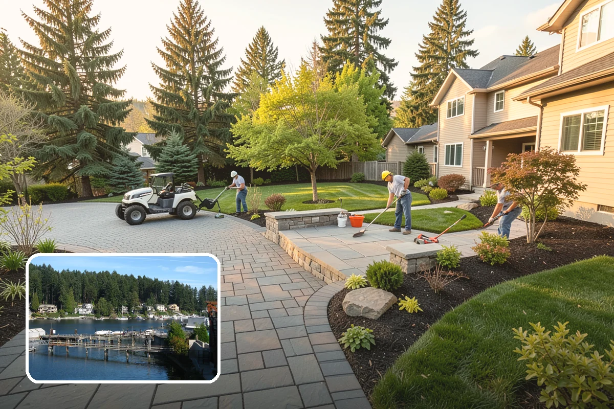 Shrub Planting in Gig Harbor, Pierce County, WA - Adds structure and year-round greenery