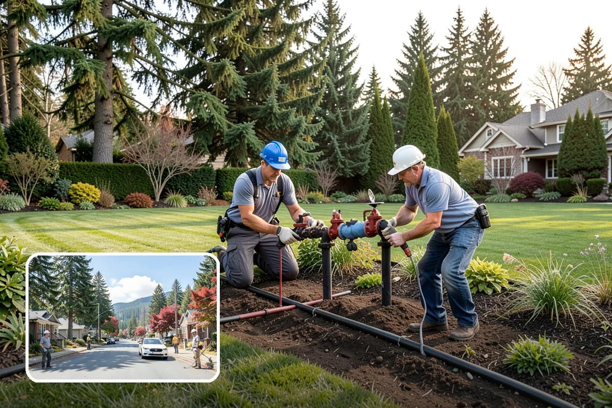 Shrub Planting in Hunts Point, King County, WA - Adds structure and year-round greenery