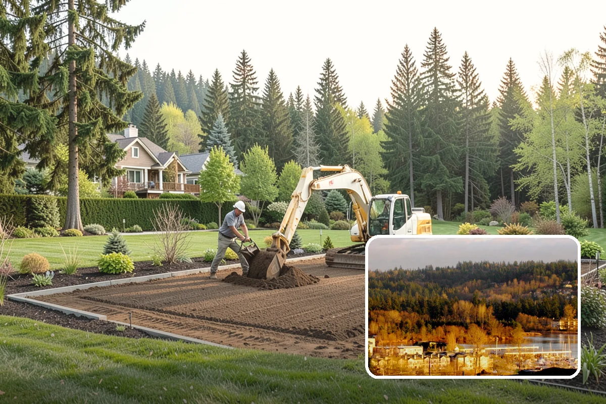 Shrub Planting in Kenmore, King County, WA - Adds structure and year-round greenery