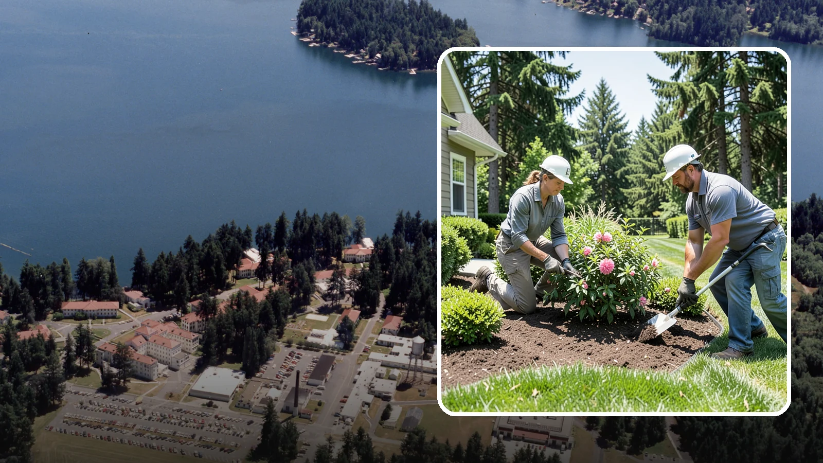 Shrub Planting in Lakewood, Pierce County, WA - Foundation and accent shrubs planted to add structure, privacy, and year-round greenery.