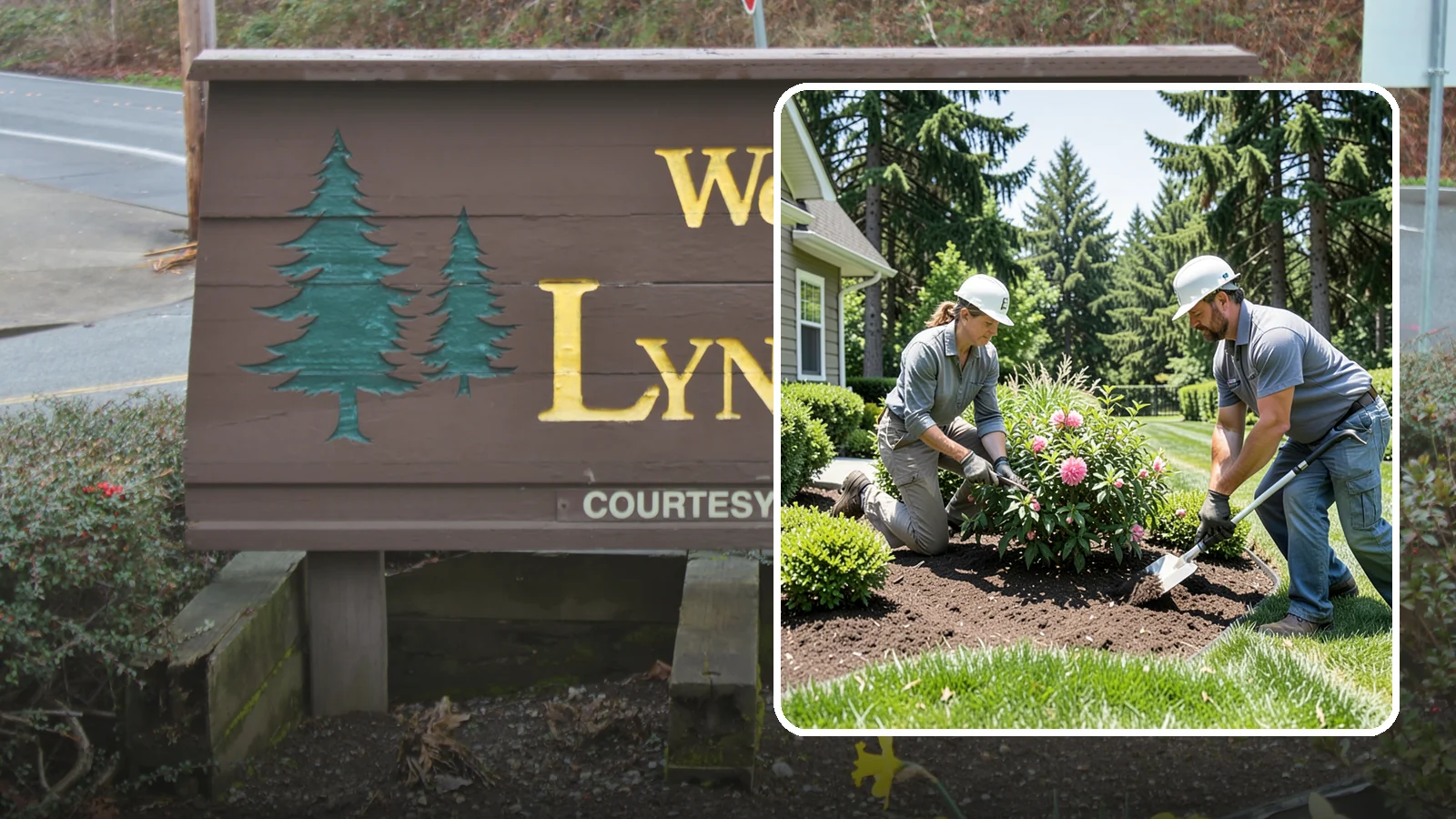 Shrub Planting in Lynnwood, Snohomish County, WA - Foundation and accent shrubs planted to add structure, privacy, and year-round greenery.