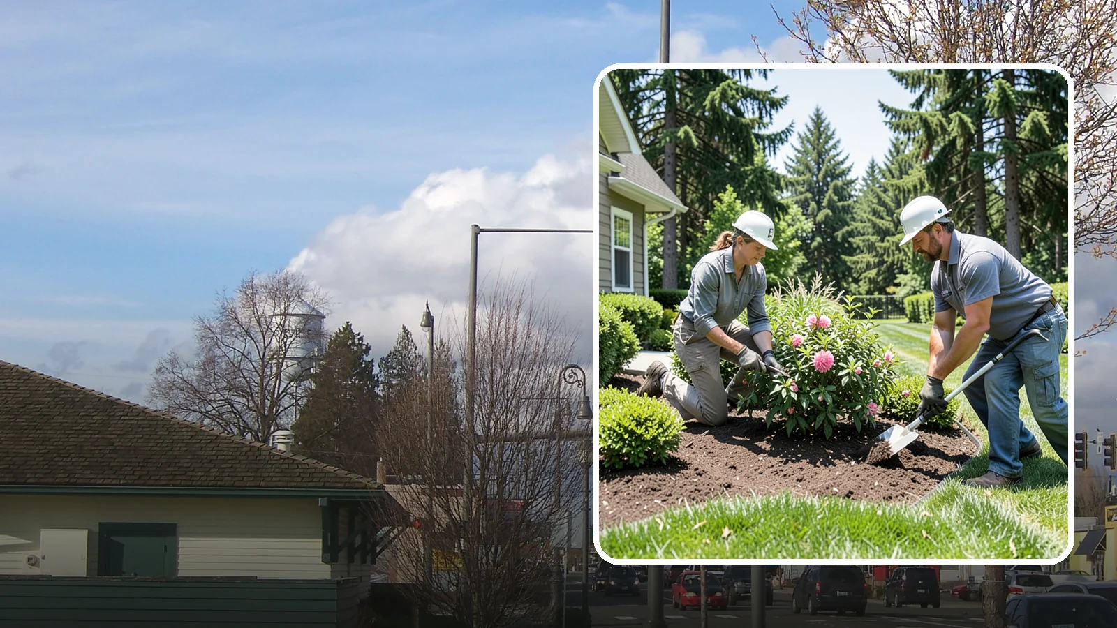 Shrub Planting in Marysville, Snohomish County, WA - Foundation and accent shrubs planted to add structure, privacy, and year-round greenery.