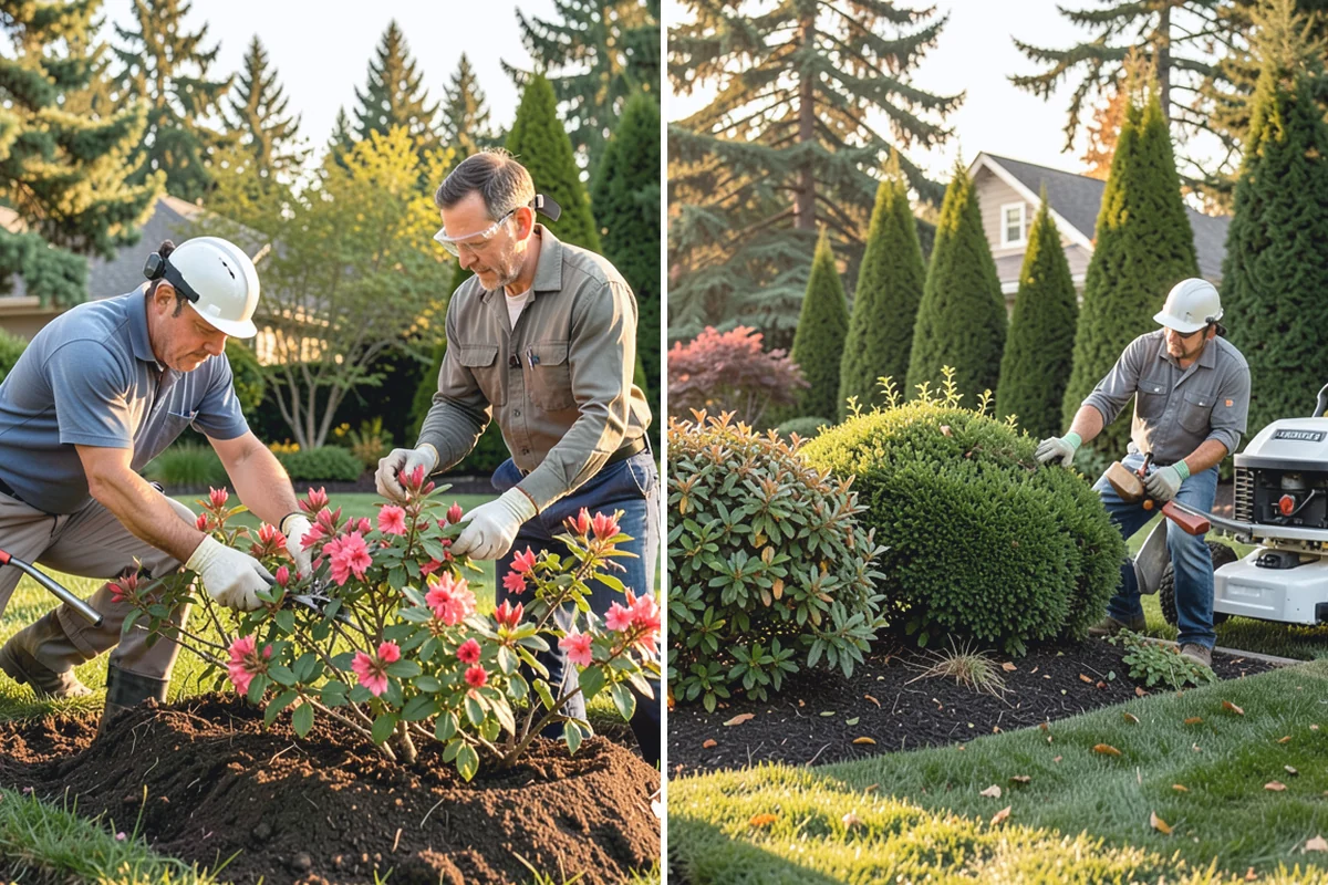 Shrub Planting in Medina, King County, WA - Select shrubs for site, size, and purpose