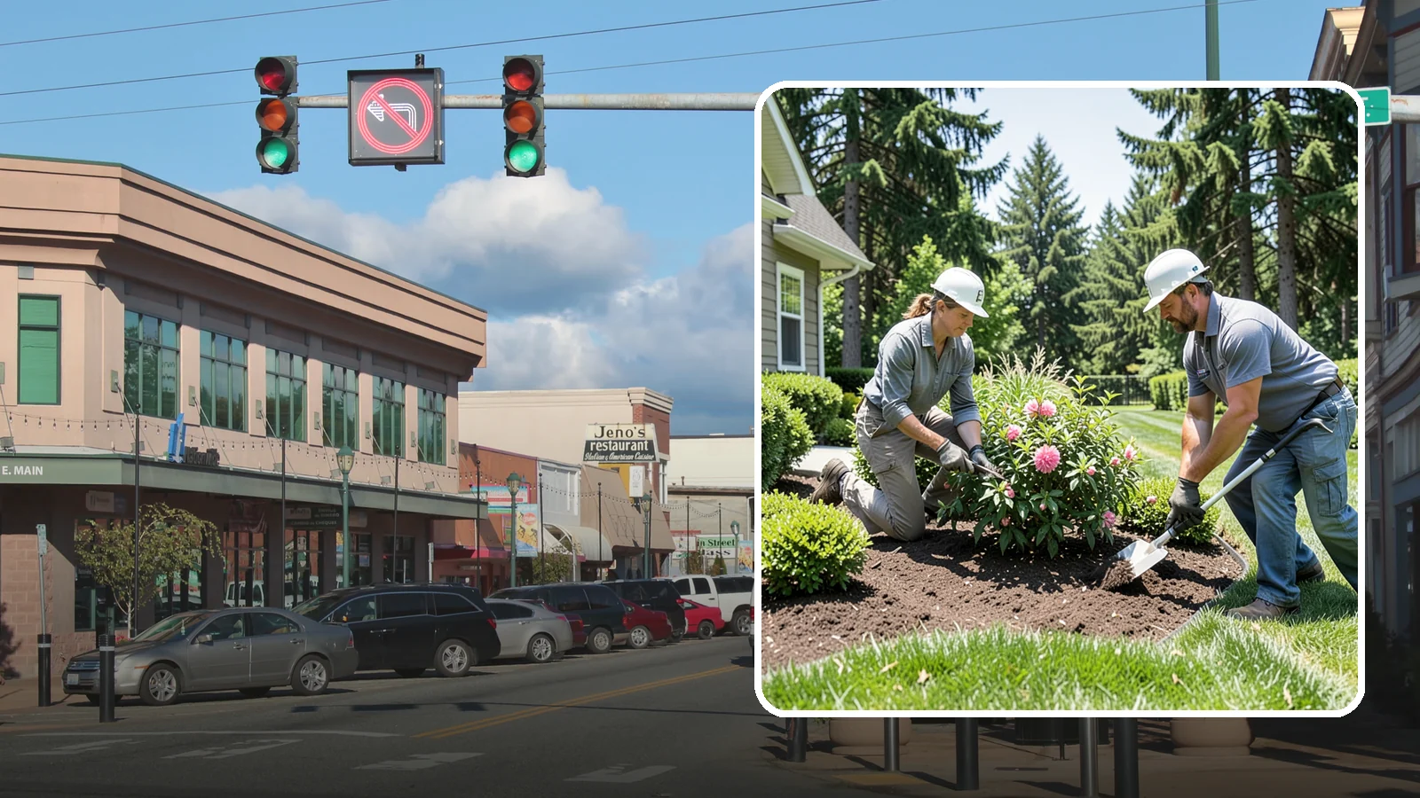 Shrub Planting in Monroe, Snohomish County, WA - Foundation and accent shrubs planted to add structure, privacy, and year-round greenery.