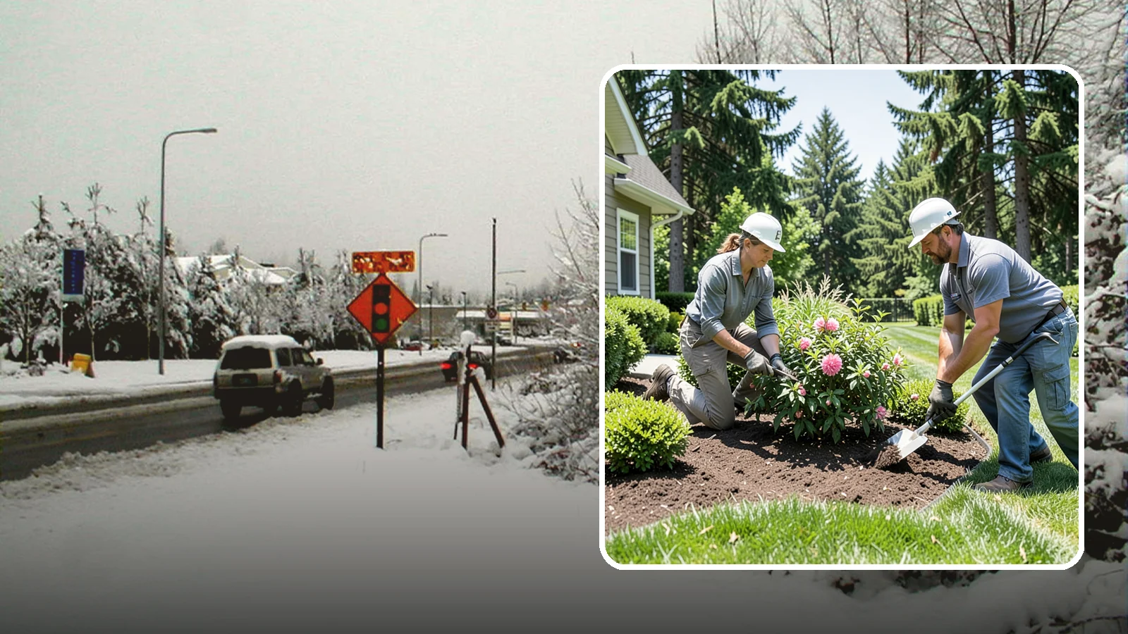 Shrub Planting in Newcastle, King County, WA - Foundation and accent shrubs planted to add structure, privacy, and year-round greenery.