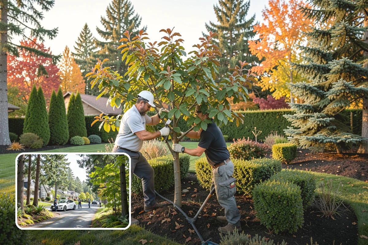 Shrub Planting in Normandy Park, King County, WA - Adds structure and year-round greenery