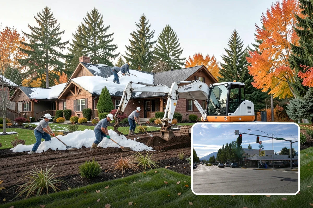 Shrub Planting in North Bend, King County, WA - Adds structure and year-round greenery