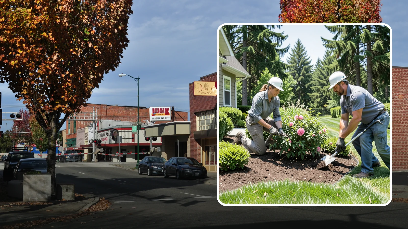 Shrub Planting in Puyallup, Pierce County, WA - Foundation and accent shrubs planted to add structure, privacy, and year-round greenery.