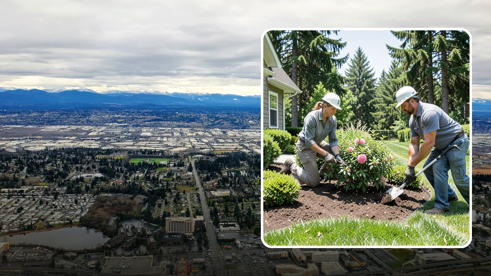 Shrub Planting in SeaTac, King County, WA - Foundation and accent shrubs planted to add structure, privacy, and year-round greenery.