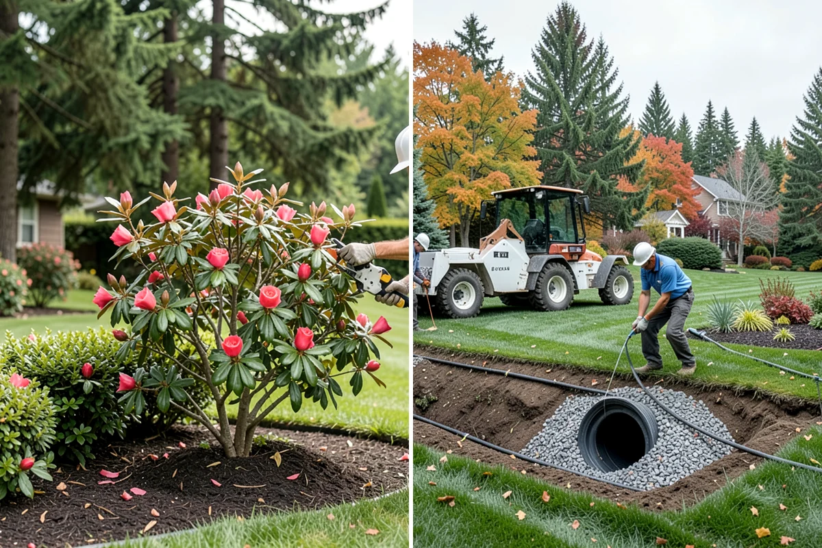 Shrub Planting in Seattle, King County, WA - Select shrubs for site, size, and purpose