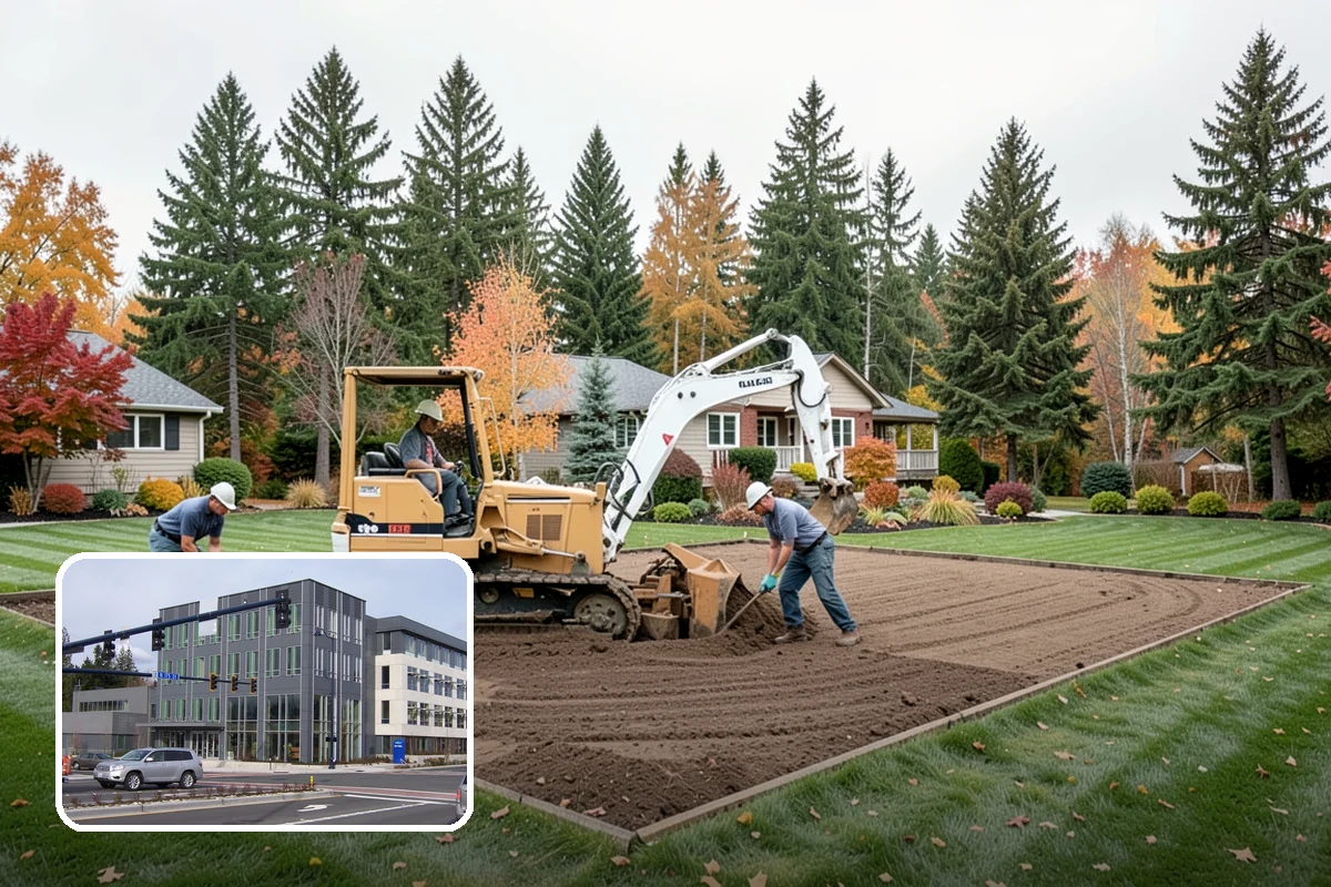 Shrub Planting in Shoreline, King County, WA - Adds structure and year-round greenery