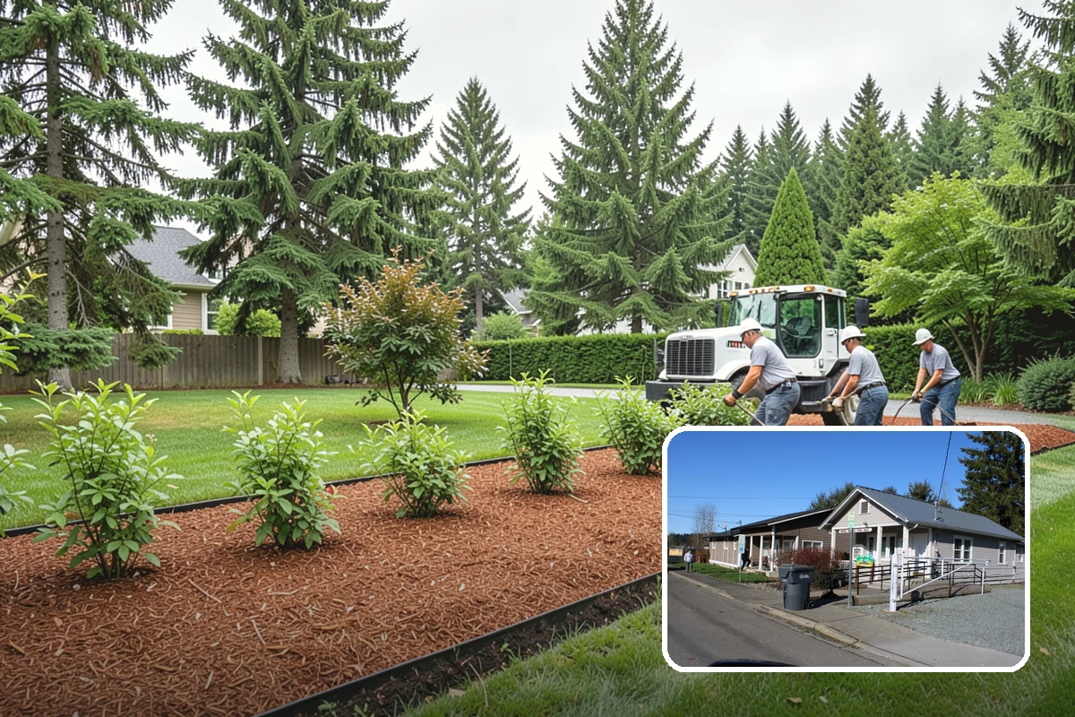 Shrub Planting in South Prairie, Pierce County, WA - Adds structure and year-round greenery