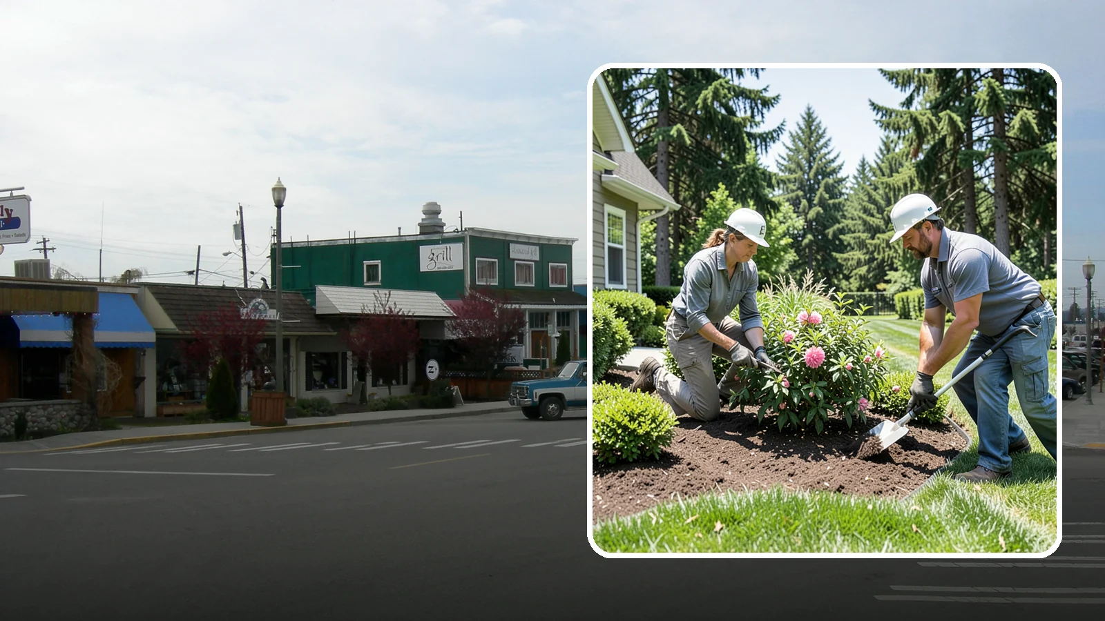 Shrub Planting in Stanwood, Snohomish County, WA - Foundation and accent shrubs planted to add structure, privacy, and year-round greenery.