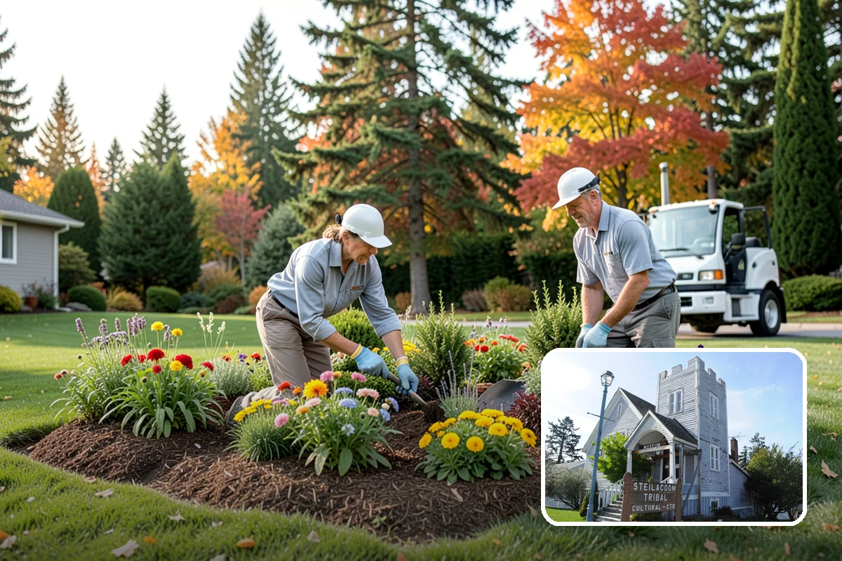 Shrub Planting in Steilacoom, Pierce County, WA - Adds structure and year-round greenery