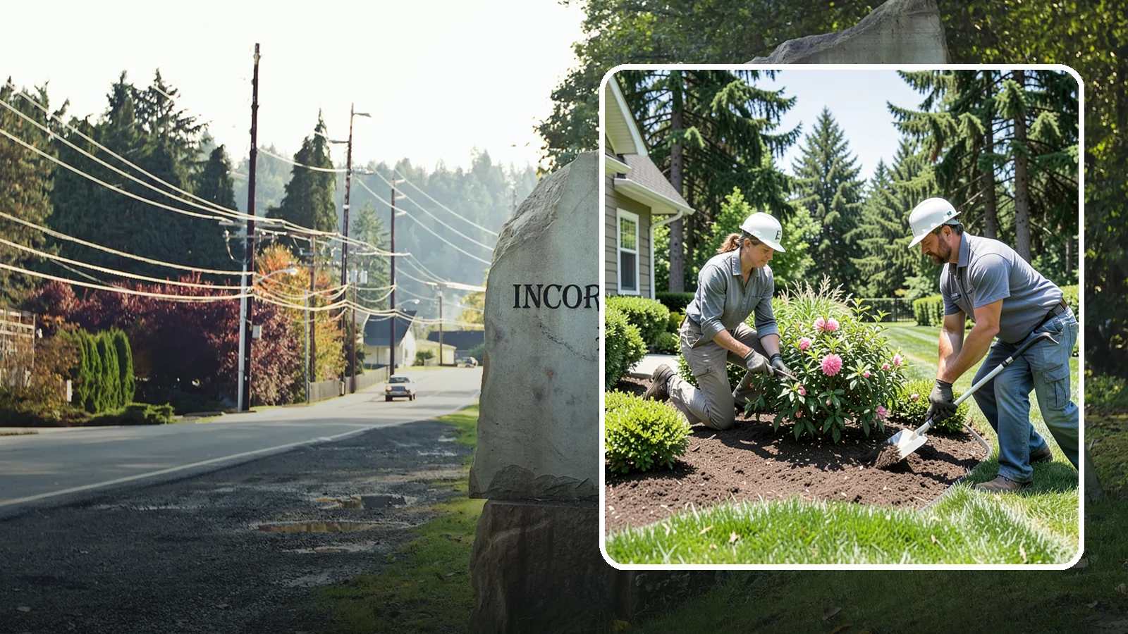 Shrub Planting in Wilkeson, Pierce County, WA - Foundation and accent shrubs planted to add structure, privacy, and year-round greenery.