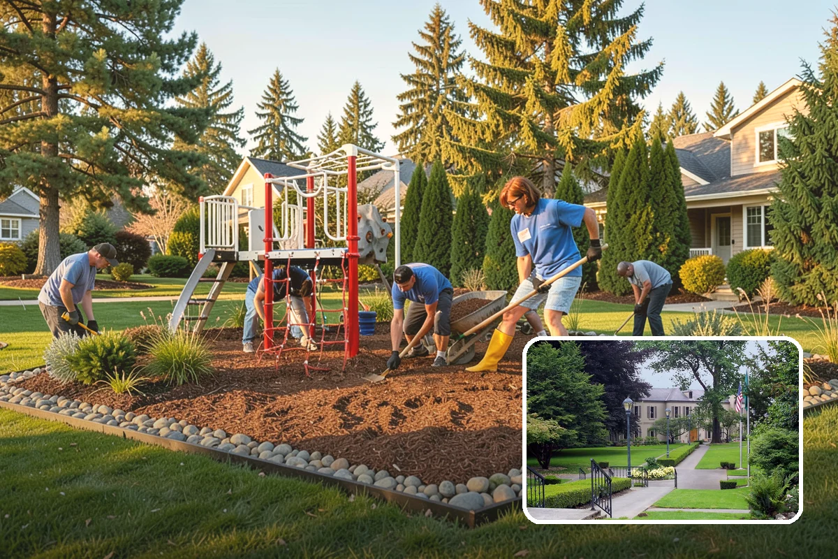 Shrub Planting in Woodinville, King County, WA - Adds structure and year-round greenery