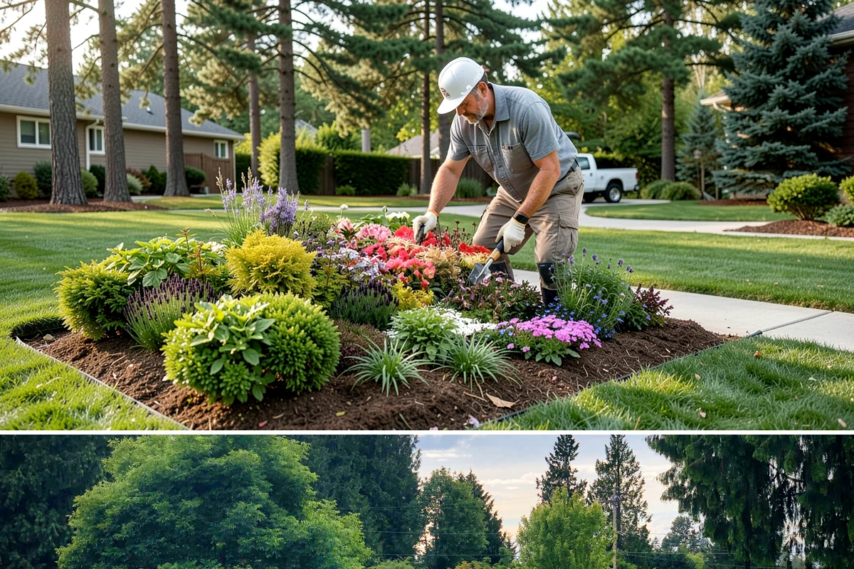 Shrub Pruning in Bonney Lake, Pierce County, WA - Timed by species