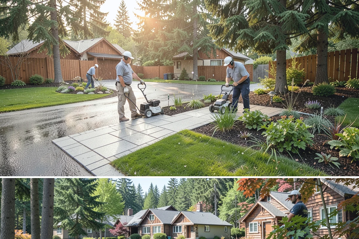 Shrub Pruning in Edgewood, Pierce County, WA - Timed by species