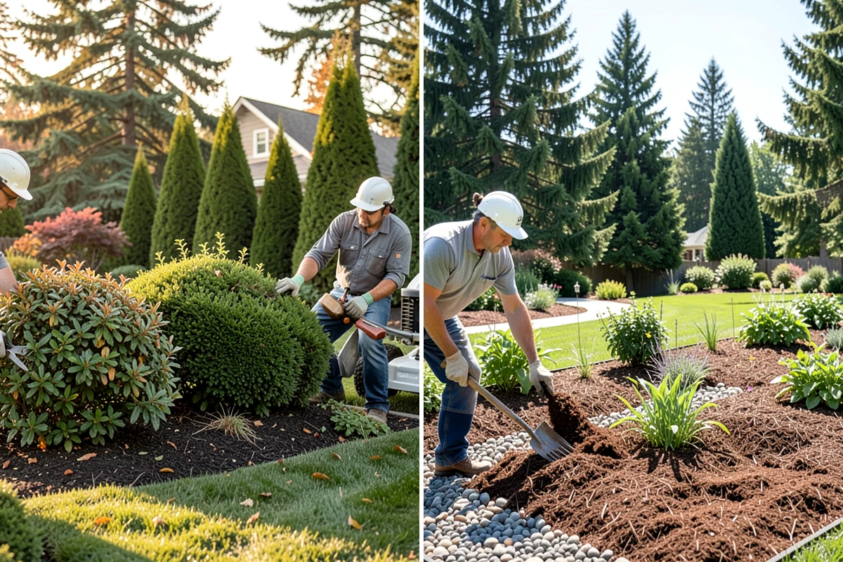 Shrub Pruning in Kenmore, King County, WA - Identify each shrub and its bloom habit