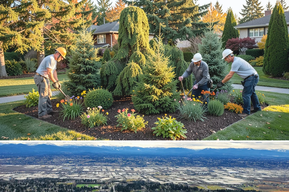 Shrub Pruning in SeaTac, King County, WA - Timed by species
