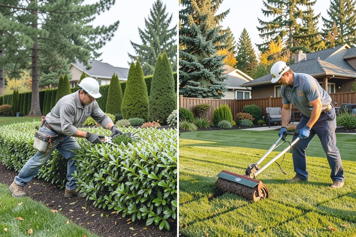 Shrub Pruning in Woodinville, King County, WA - Identify each shrub and its bloom habit