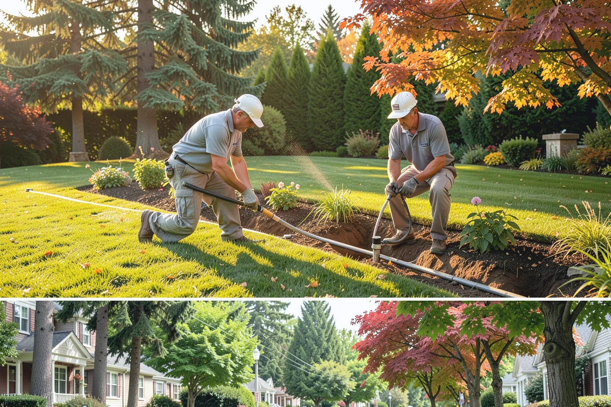 Shrub Rejuvenation Pruning in Beaux Arts Village, King County, WA - Best done in late winter to early spring before bud break so PNW shrubs push strong new growth through the season.