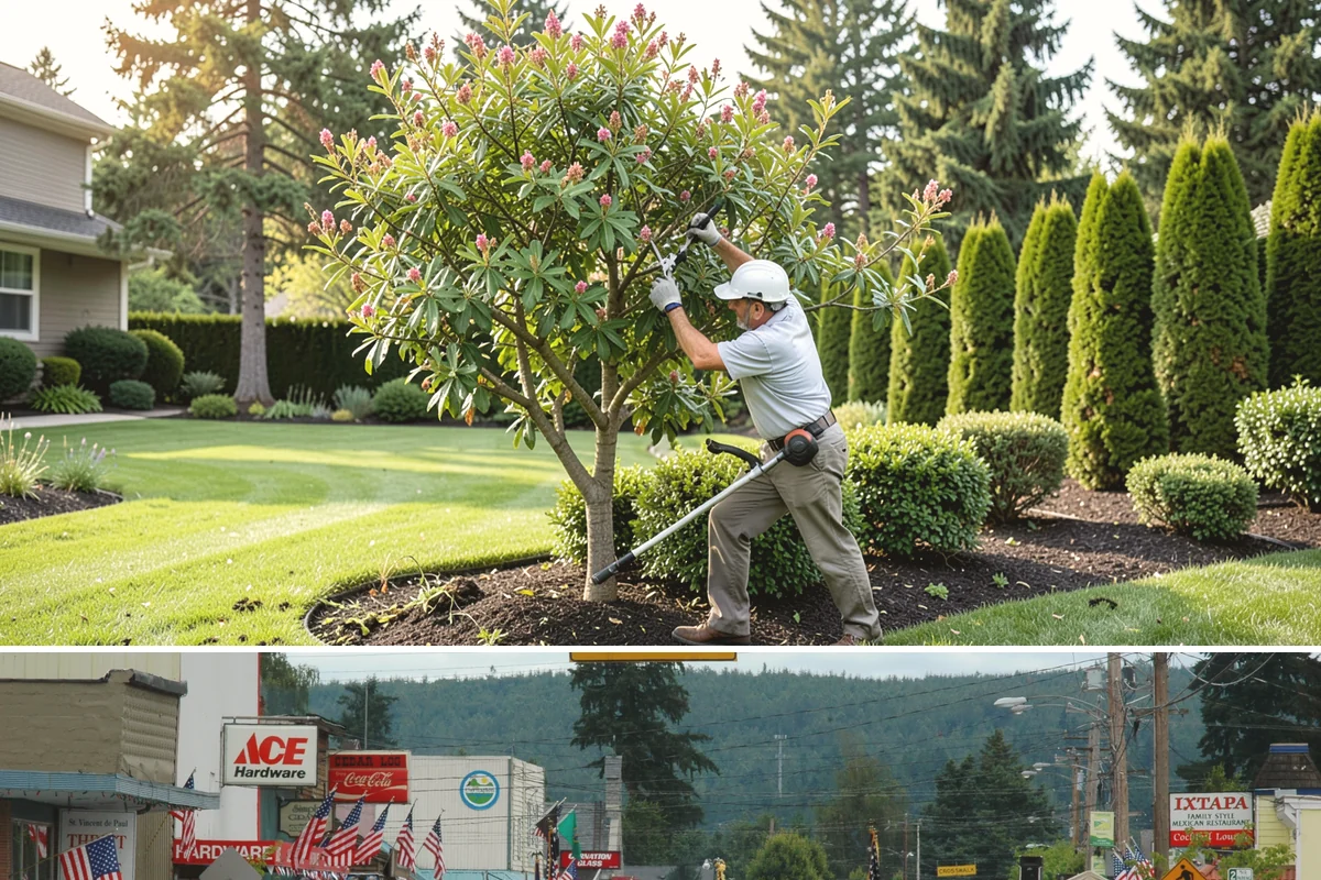 Shrub Rejuvenation Pruning in Carnation, King County, WA - Best done in late winter to early spring before bud break so PNW shrubs push strong new growth through the season.
