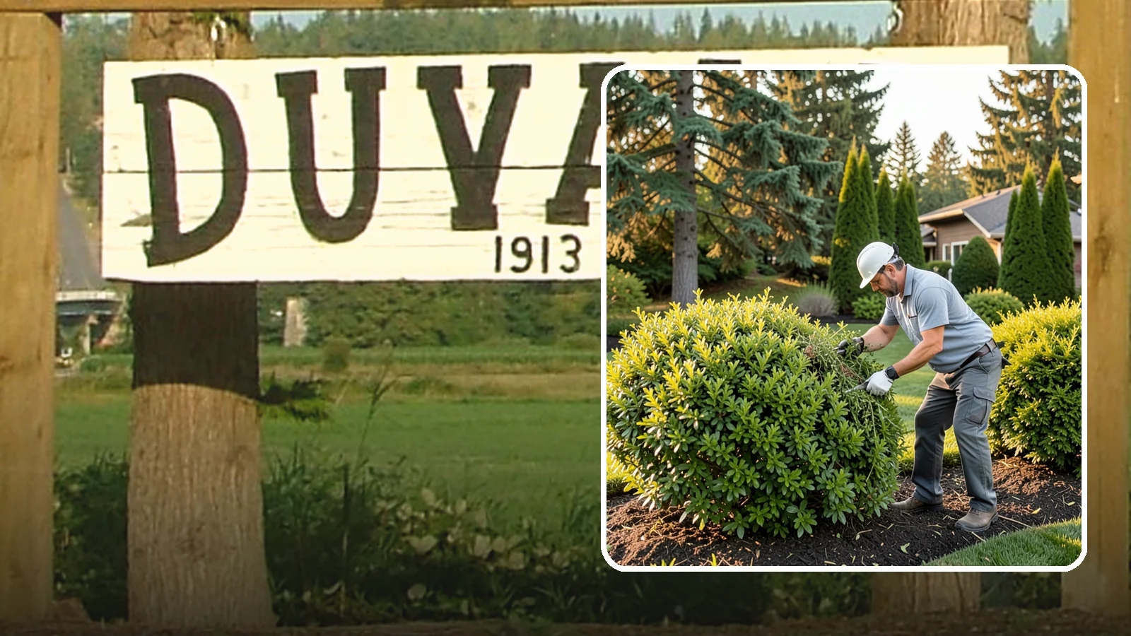 Shrub Rejuvenation Pruning in Duvall, King County, WA - Hard rejuvenation pruning that brings overgrown, leggy shrubs back to dense, healthy growth.