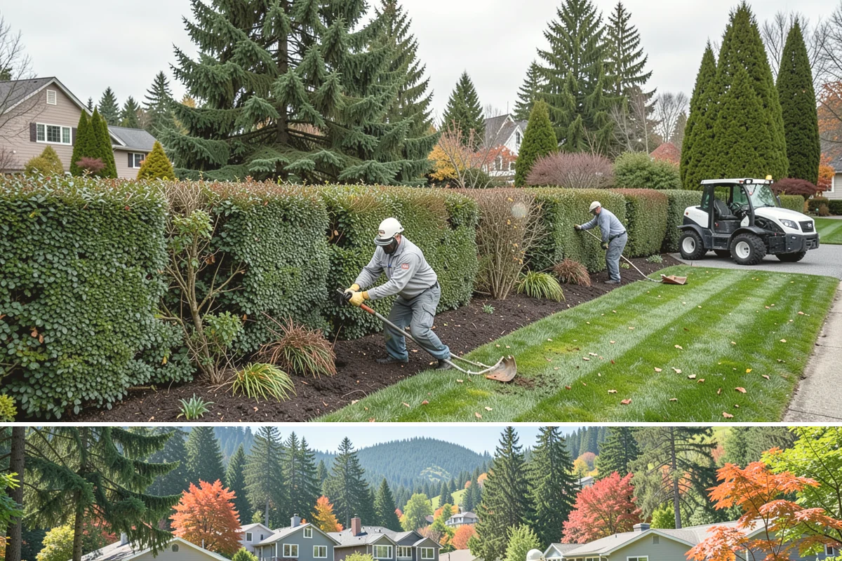 Shrub Rejuvenation Pruning in Fircrest, Pierce County, WA - Best done in late winter to early spring before bud break so PNW shrubs push strong new growth through the season.