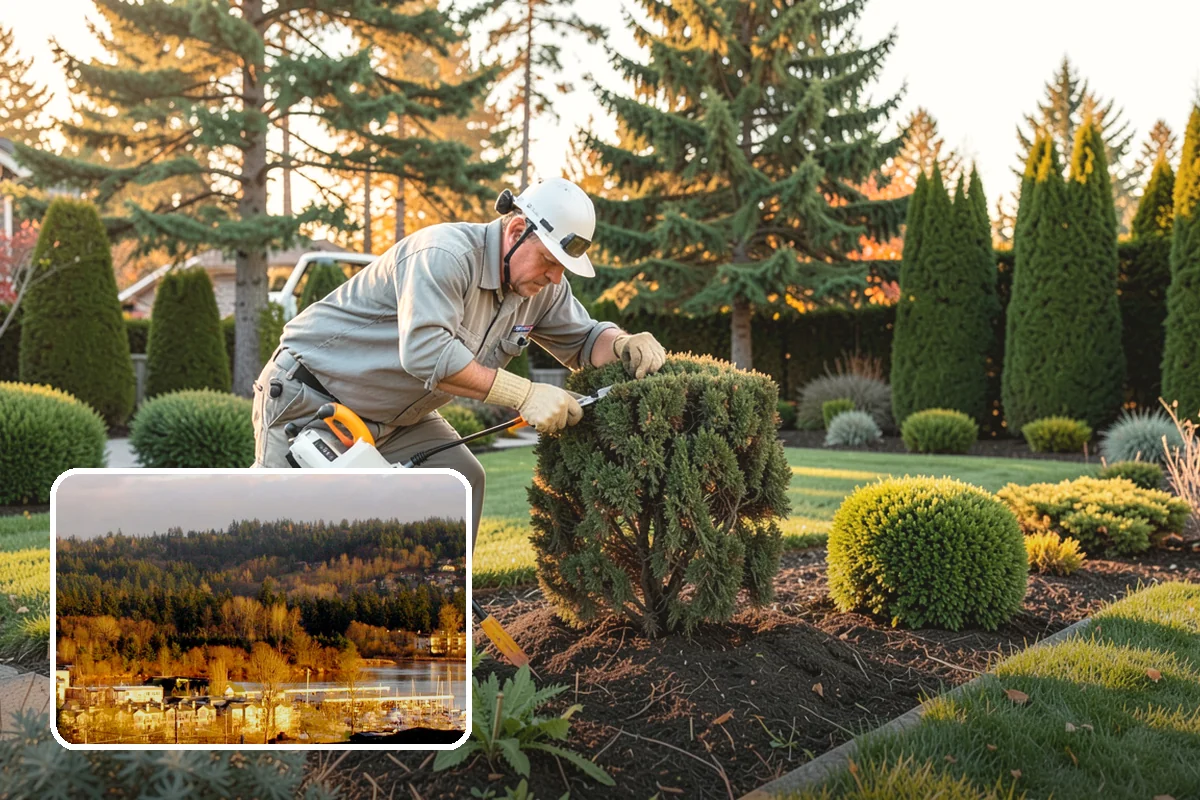 Shrub Rejuvenation Pruning in Kenmore, King County, WA - Restores dense growth from the base up