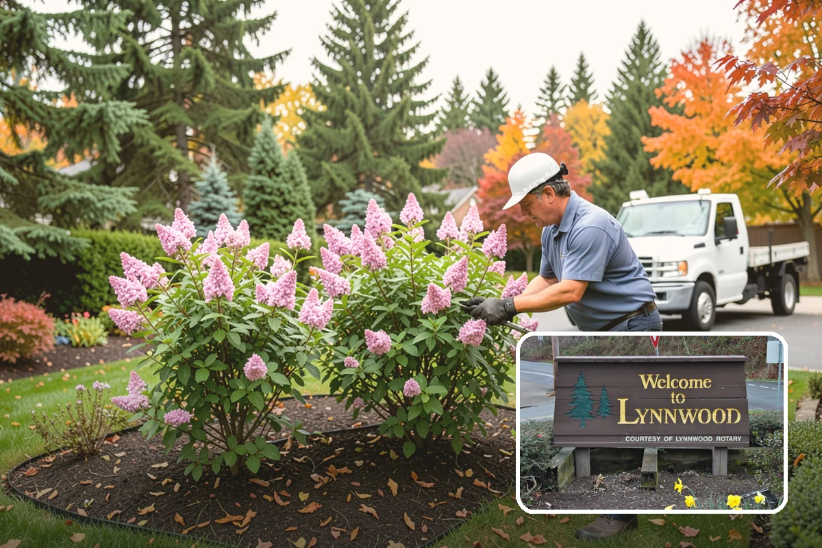 Shrub Rejuvenation Pruning in Lynnwood, Snohomish County, WA - Restores dense growth from the base up