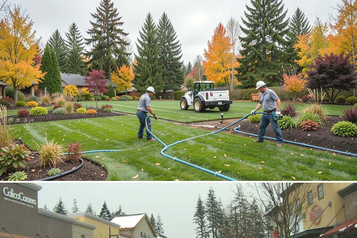 Shrub Rejuvenation Pruning in Mill Creek, Snohomish County, WA - Best done in late winter to early spring before bud break so PNW shrubs push strong new growth through the season.