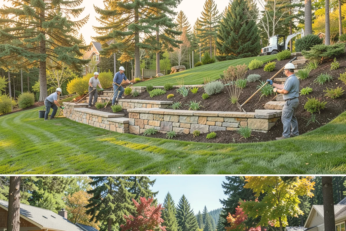 Shrub Rejuvenation Pruning in Orting, Pierce County, WA - Best done in late winter to early spring before bud break so PNW shrubs push strong new growth through the season.