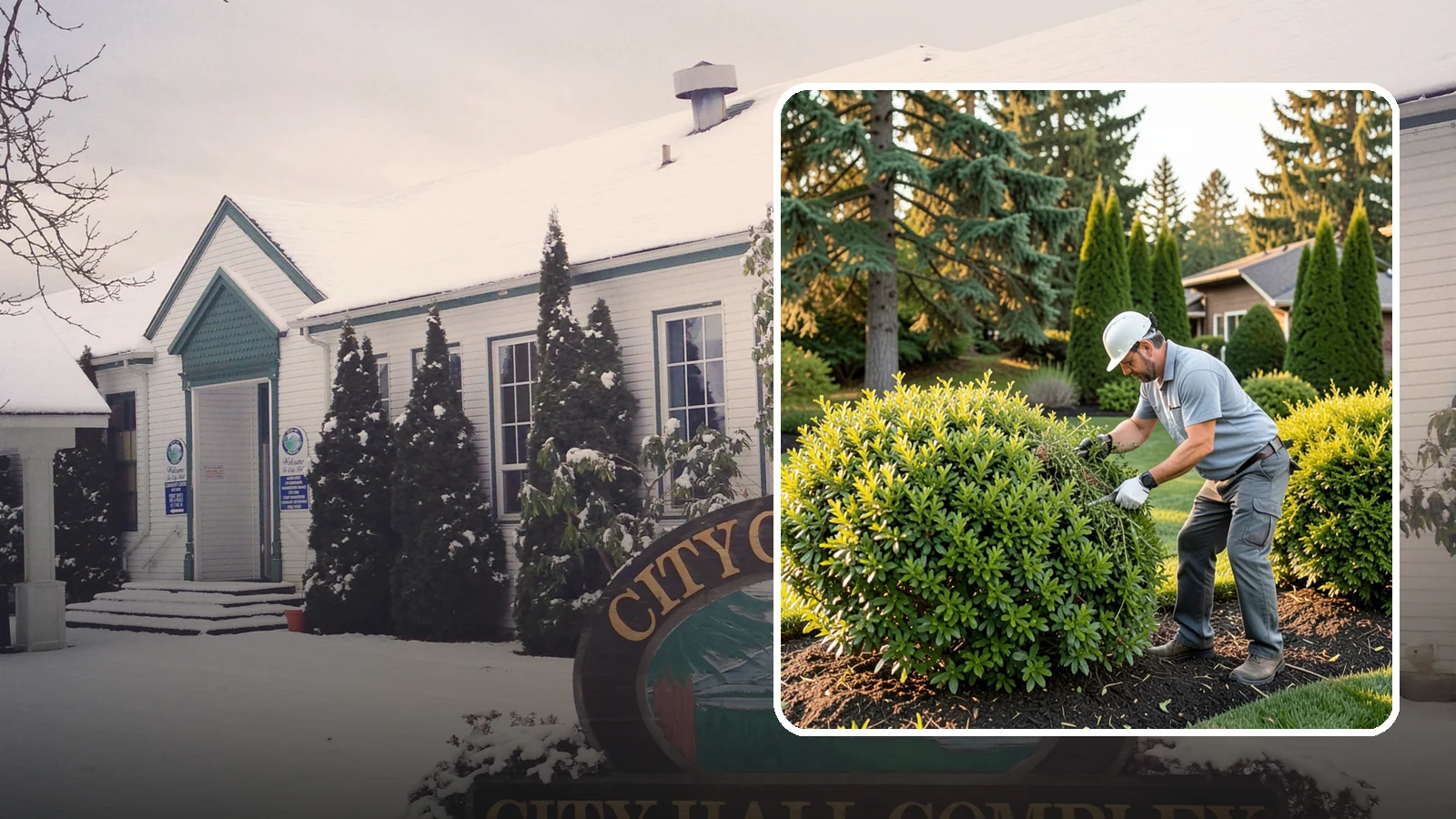 Shrub Rejuvenation Pruning in Pacific, King County, WA - Hard rejuvenation pruning that brings overgrown, leggy shrubs back to dense, healthy growth.