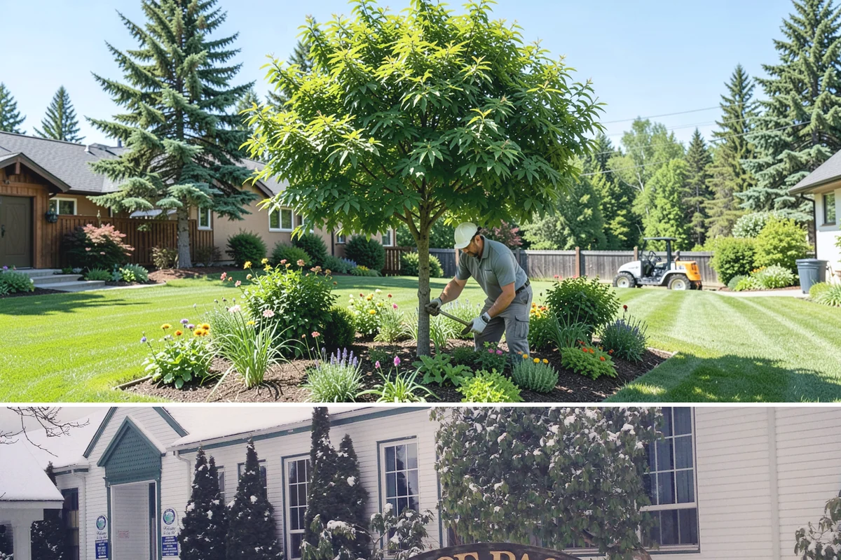 Shrub Rejuvenation Pruning in Pacific, King County, WA - Best done in late winter to early spring before bud break so PNW shrubs push strong new growth through the season.