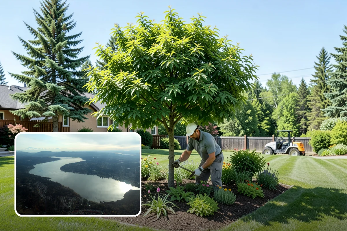 Shrub Rejuvenation Pruning in Sammamish, King County, WA - Restores dense growth from the base up