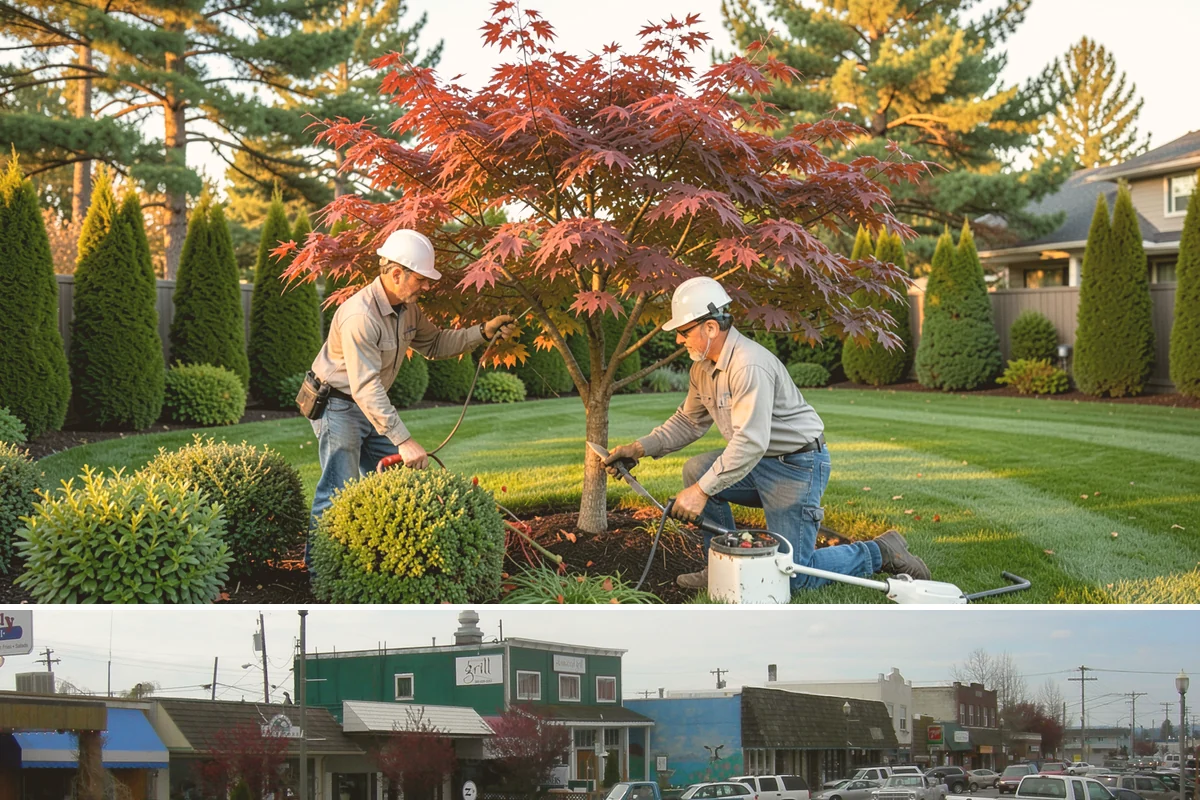 Shrub Rejuvenation Pruning in Stanwood, Snohomish County, WA - Best done in late winter to early spring before bud break so PNW shrubs push strong new growth through the season.