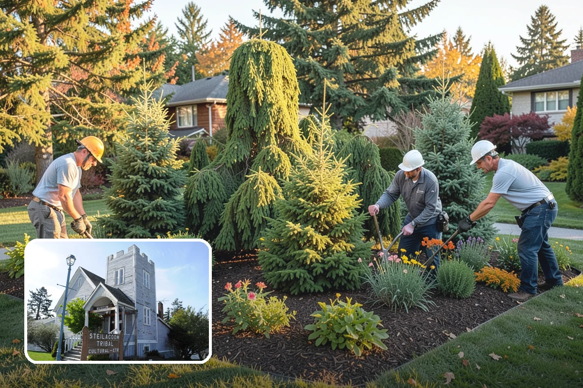 Shrub Rejuvenation Pruning in Steilacoom, Pierce County, WA - Restores dense growth from the base up