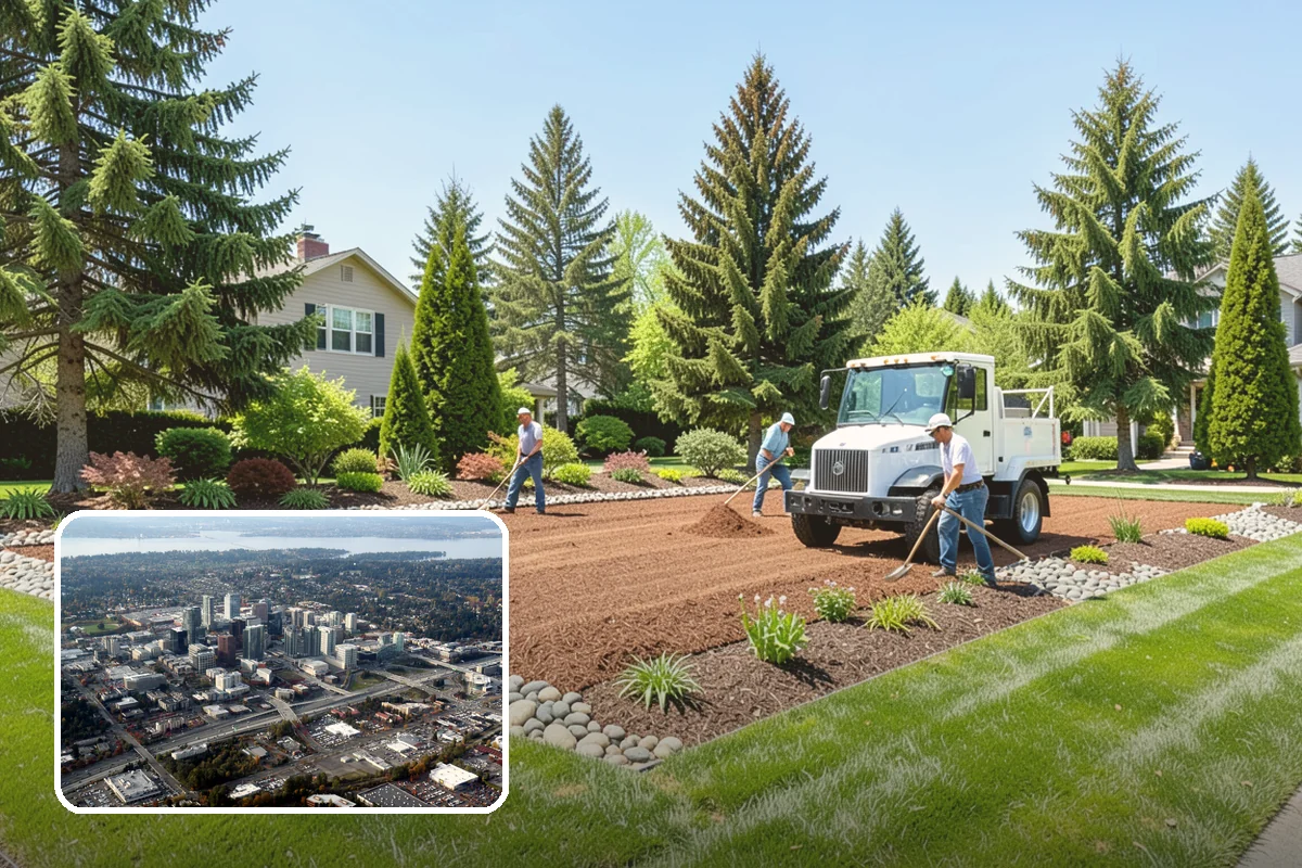 Shrub Removal in Bellevue, King County, WA - Removes overgrown and unwanted shrubs