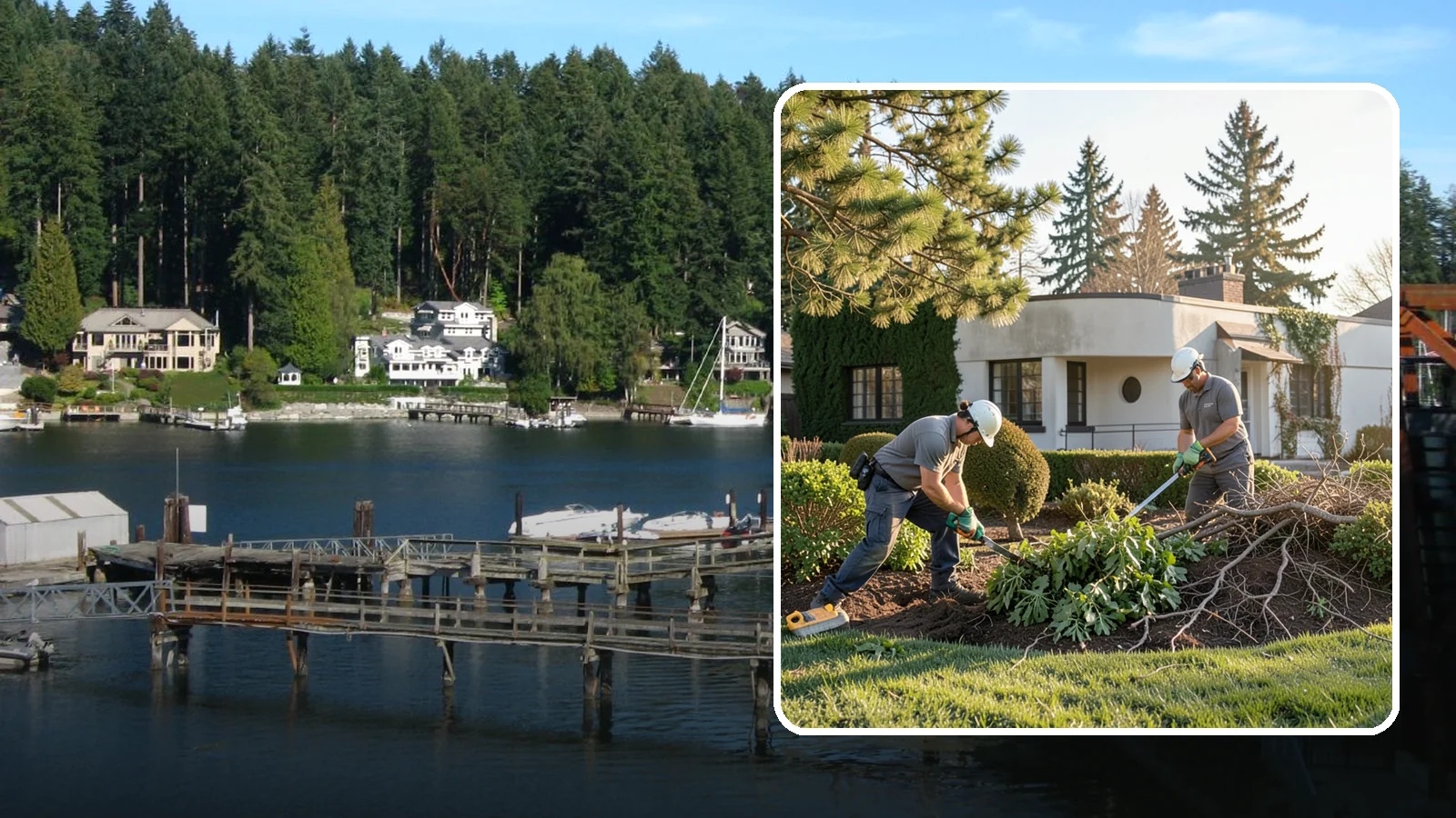 Shrub Removal in Gig Harbor, Pierce County, WA - Complete removal of overgrown, dead, or unwanted shrubs and bushes, including roots and cleanup.