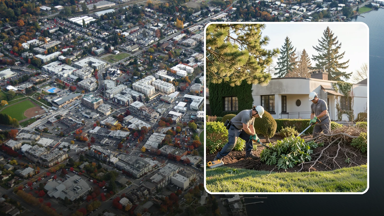 Shrub Removal in Kirkland, King County, WA - Complete removal of overgrown, dead, or unwanted shrubs and bushes, including roots and cleanup.