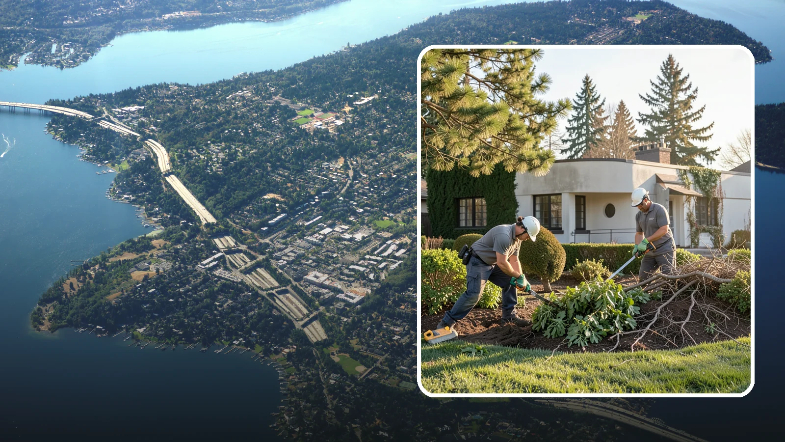 Shrub Removal in Mercer Island, King County, WA - Complete removal of overgrown, dead, or unwanted shrubs and bushes, including roots and cleanup.