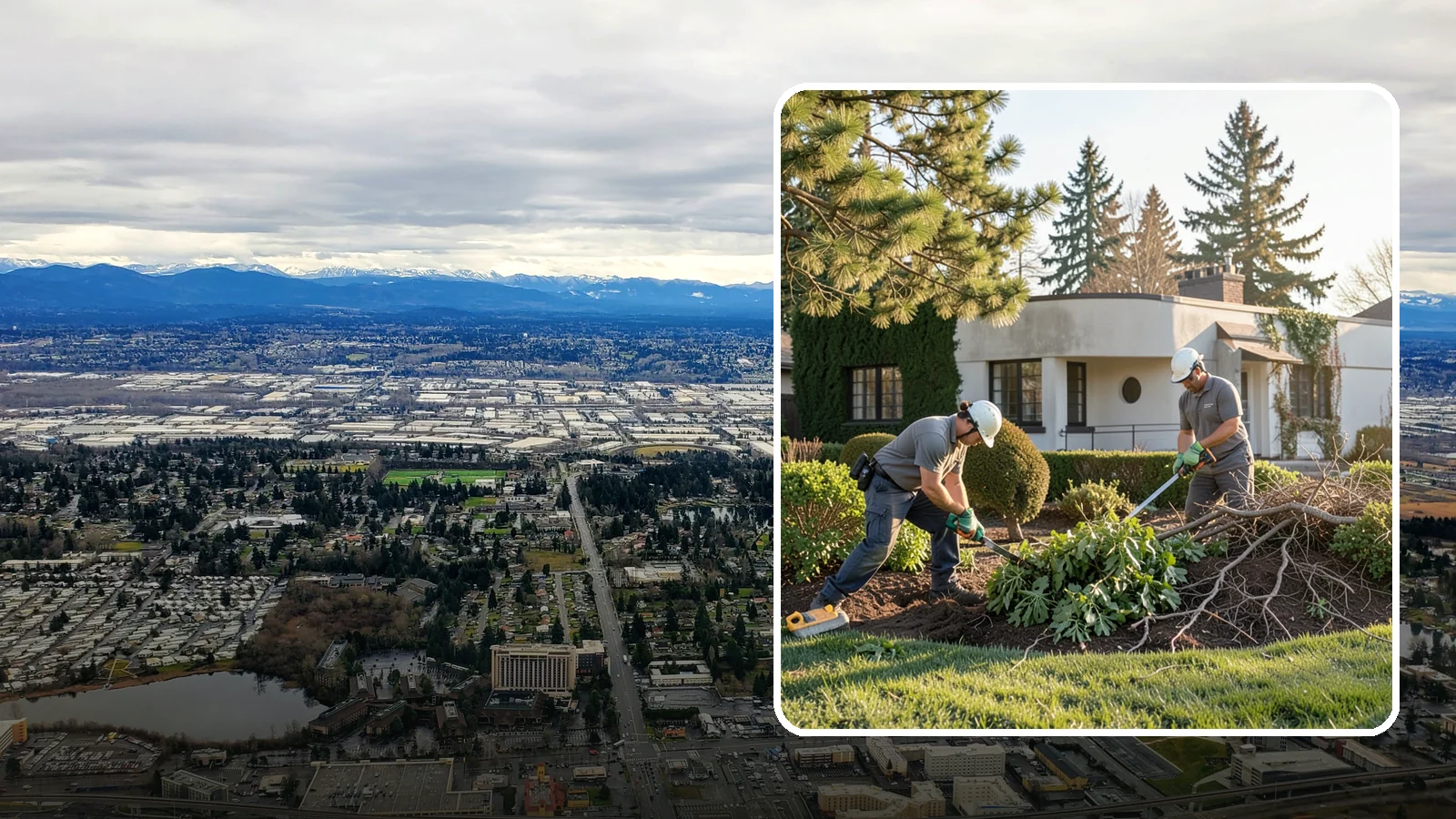 Shrub Removal in SeaTac, King County, WA - Complete removal of overgrown, dead, or unwanted shrubs and bushes, including roots and cleanup.