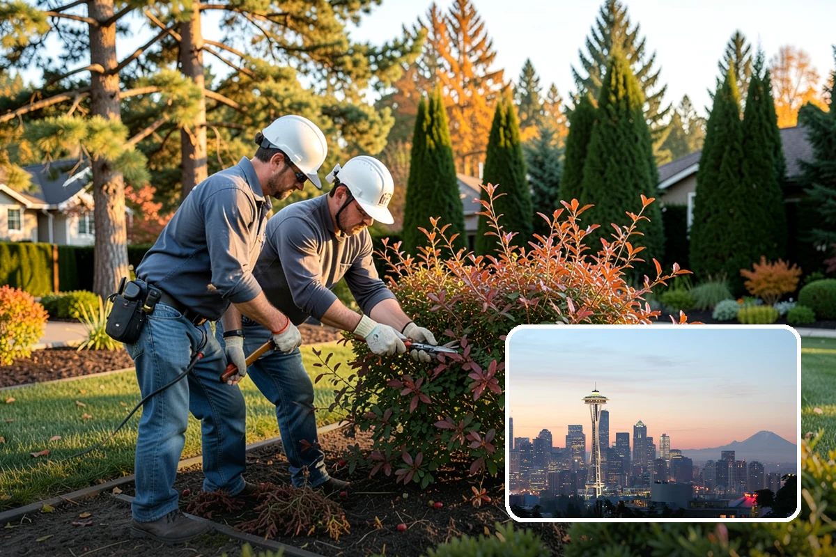 Shrub Removal in Seattle, King County, WA - Removes overgrown and unwanted shrubs