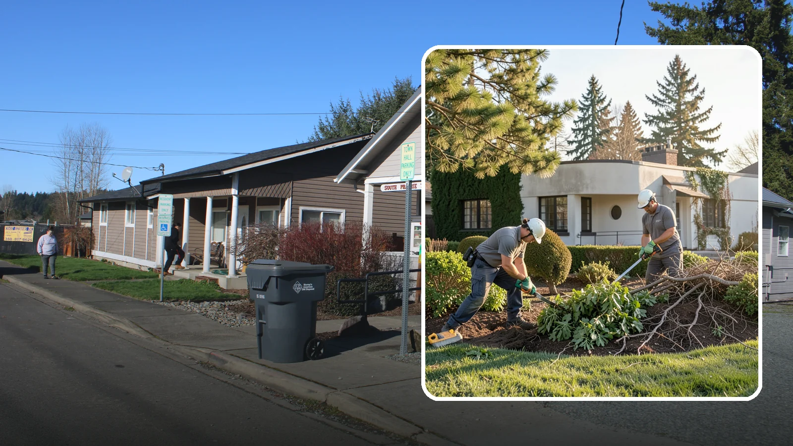 Shrub Removal in South Prairie, Pierce County, WA - Complete removal of overgrown, dead, or unwanted shrubs and bushes, including roots and cleanup.