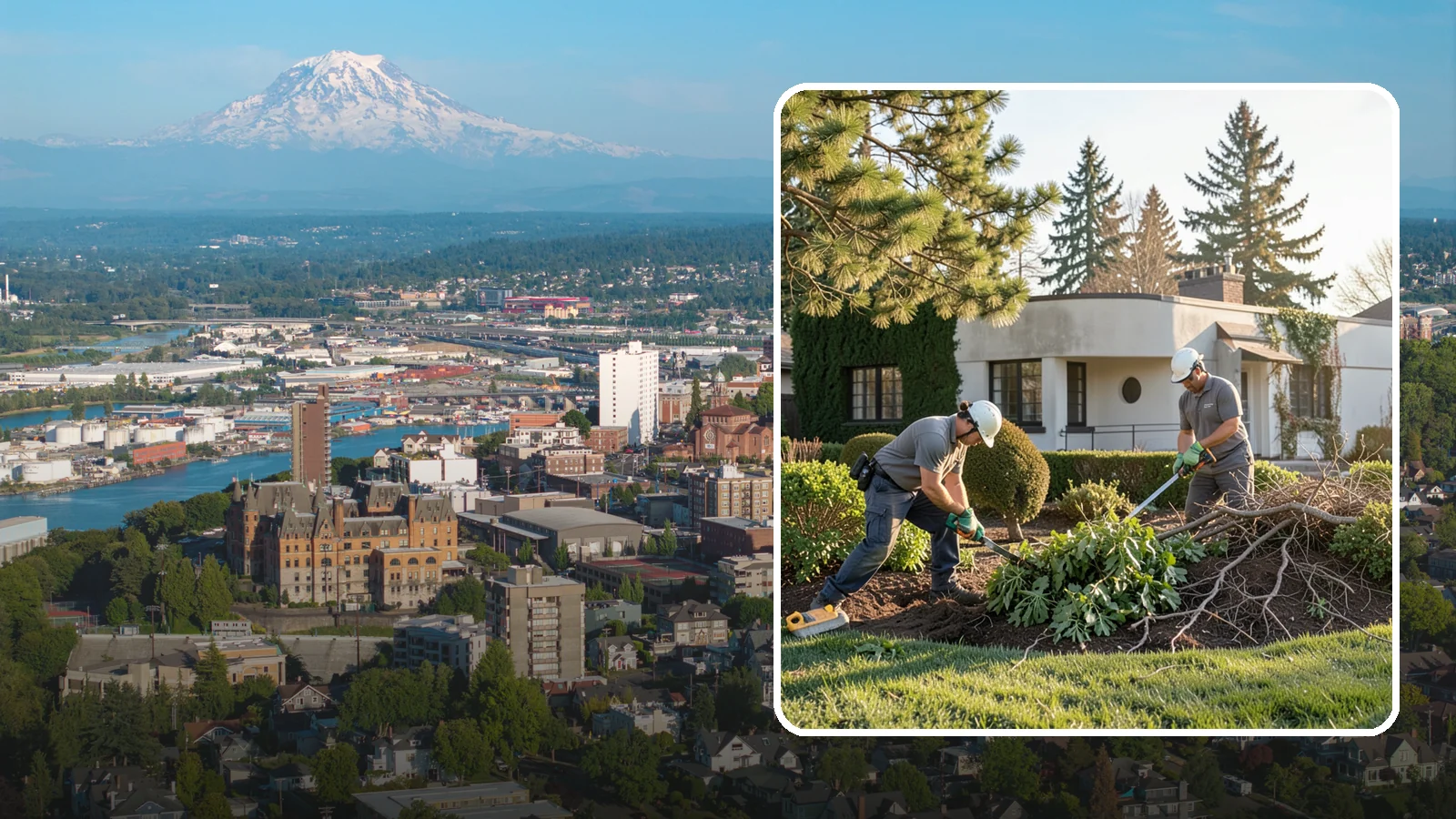 Shrub Removal in Tacoma, Pierce County, WA - Complete removal of overgrown, dead, or unwanted shrubs and bushes, including roots and cleanup.