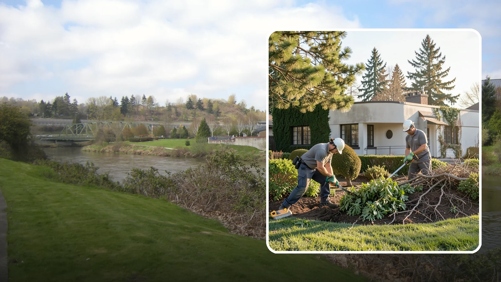 Shrub Removal in Tukwila, King County, WA - Complete removal of overgrown, dead, or unwanted shrubs and bushes, including roots and cleanup.