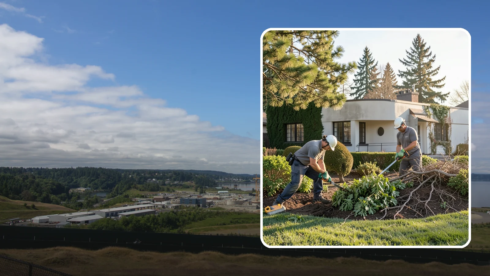 Shrub Removal in University Place, Pierce County, WA - Complete removal of overgrown, dead, or unwanted shrubs and bushes, including roots and cleanup.
