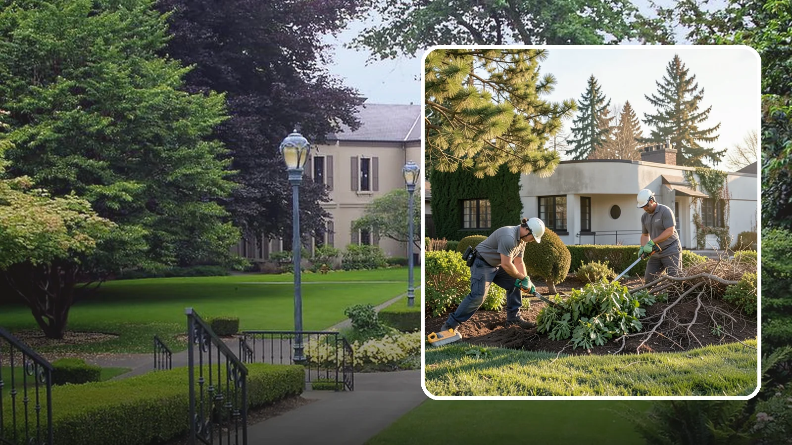 Shrub Removal in Woodinville, King County, WA - Complete removal of overgrown, dead, or unwanted shrubs and bushes, including roots and cleanup.