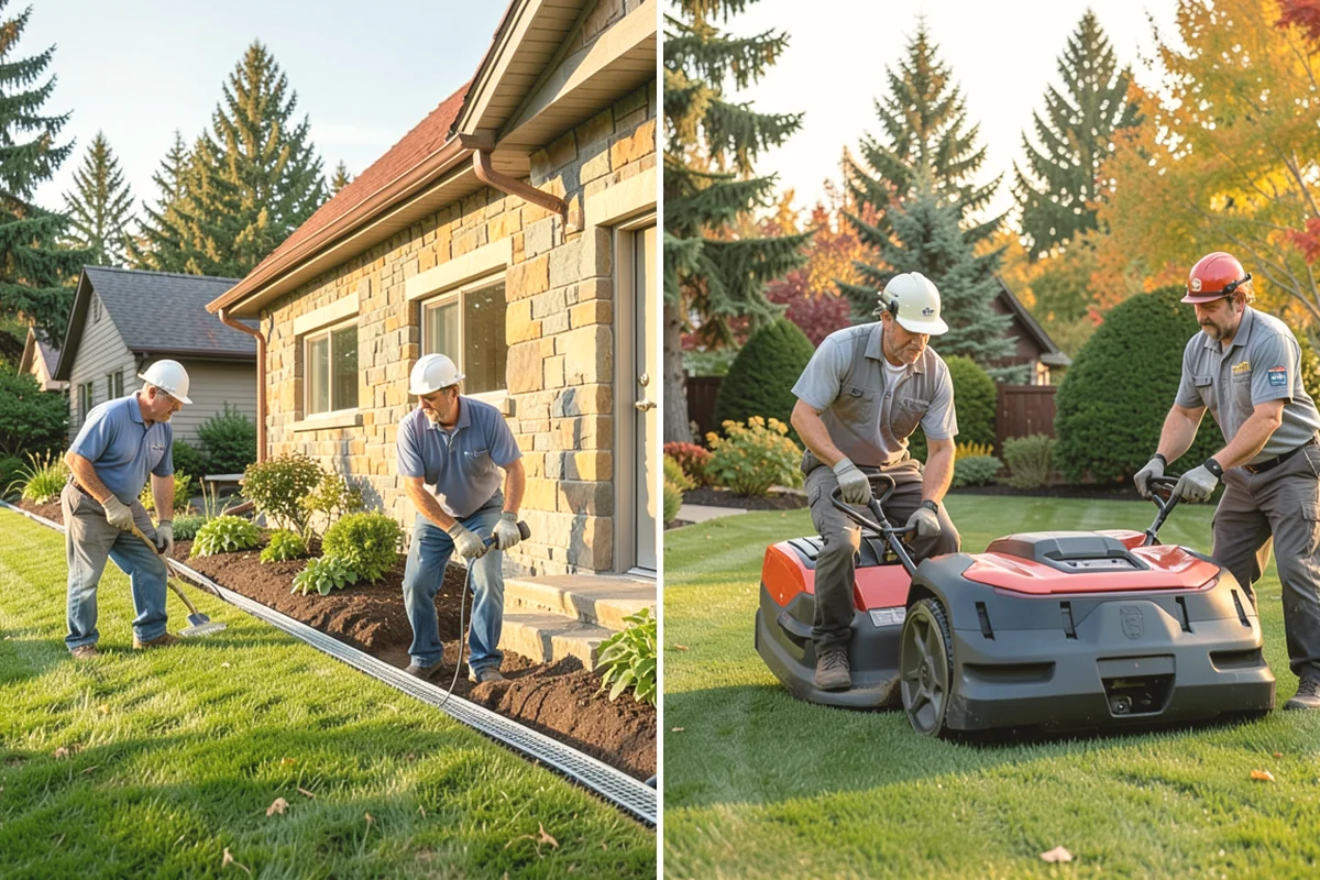 Shrub Transplanting in Anacortes, Skagit County, WA - Assess the shrub and mark a proper root-ball size